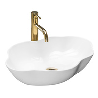 Umywalka Nablatowa Pearl White