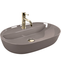 Umywalka Nablatowa Aura 61 Beige Shiny