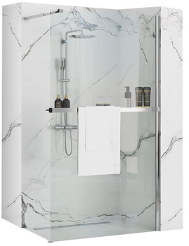 Ścianka Walk In Aero Easy Clean z wieszakiem Evo