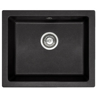 Zlewozmywak Kuchenny Granitowy NELS Black Zestaw