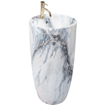 Umywalka Wolnostojąca Ceramiczna Anya Granit Mat