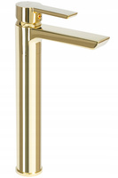 Bateria Umywalkowa Argus Złota Wysoka