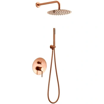 Zestaw Natryskowy Podtynkowy Lungo Rose-Gold