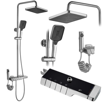 Zestaw Prysznicowy Rob Nikiel Szczotkowany