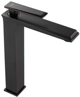 Bateria Umywalkowa Romano Czarna Postarzana Wysoka